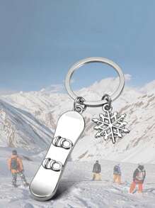 1 pieza Llavero exclusivo con tema de esquí personalizado, esquís, patines, llavero con forma de tabla de nieve, se puede personalizar con texto LOGO, regalos para niños y mayores, regalo para amantes del esquí de vacaciones, encanto de bolsa magnífica, obsequio festivo, Regalo del Día de San Valentín, El comienzo de la temporada escolar, ¡Un hermoso regalo exclusivo!, Suministros escolares, Regreso a la escuela, REGALO escolar para oficina, para la universidad, aula, universidad para maestros, estudiantes universitarios, adolescentes, universitarios y estudiantes de secundaria secundaria, secundaria y preparatoria