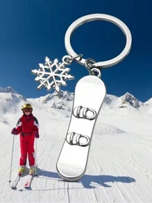 1 pieza Llavero exclusivo con tema de esquí personalizado, esquís, patines, llavero con forma de tabla de nieve, se puede personalizar con texto LOGO, regalos para niños y mayores, regalo para amantes del esquí de vacaciones, encanto de bolsa magnífica, obsequio festivo, Regalo del Día de San Valentín, El comienzo de la temporada escolar, ¡Un hermoso regalo exclusivo!, Suministros escolares, Regreso a la escuela, REGALO escolar para oficina, para la universidad, aula, universidad para maestros, estudiantes universitarios, adolescentes, universitarios y estudiantes de secundaria secundaria, secundaria y preparatoria
