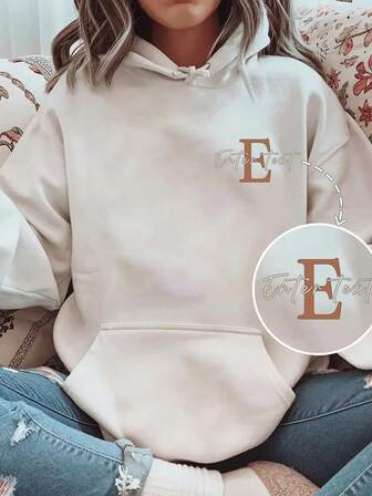 Customized Text Hoodie, Family Reunion Apparel, Infant/Friends/Couple/Pet Music Festival Text, Autumn Clothes, Women Tops, Winter Tops, Autumn Woman, White Sweatshirts, Holiday Gift, Valentine's Day Gift, Halloween Gift, Thanksgiving Gift, Christmas Gift, Anniversary Gift, Wedding Season, Wedding Gift, Best Friend Gift, Ornamental, Dawg, Stylish, Utilitarian Chic, Fall New Style Women, Tendencia Local, Graphic Print