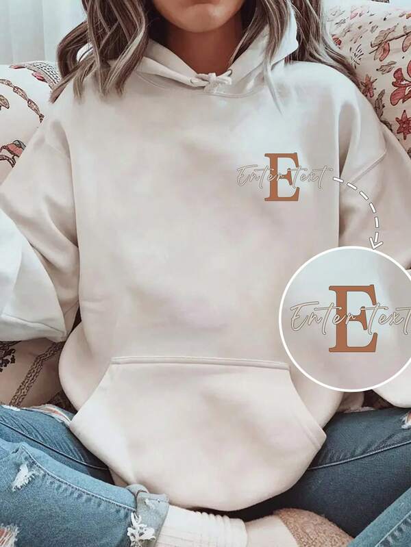 Customized Text Hoodie, Family Reunion Apparel, Infant/Friends/Couple/Pet Music Festival Text, Autumn Clothes, Women Tops, Winter Tops, Autumn Woman, White Sweatshirts, Holiday Gift, Valentine's Day Gift, Halloween Gift, Thanksgiving Gift, Christmas Gift, Anniversary Gift, Wedding Season, Wedding Gift, Best Friend Gift,Ornamental,Dawg,Stylish,Fashion,Hipster,Contracted,Easy Costume,Minimal Chic,Casual,Cute,Unique,Custom,Belle Costume,Ideal Gifts For Her,Family,Friends,Pink Girls,For Holiday,For Vacation,For Anniversaries,Vacay Vibe