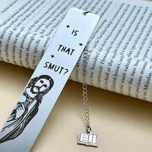 1PC Funny Gifts Bookmark, Is That Smut Jesus Bookmark, Novelty Gag Bookmark Gift For Female Friend Bookish Nerd Booklover Adult Women, Christian Book Marker Gifts For Book Lovers Gift,School Supplies,Back To School