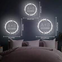 定制霓虹灯婚礼标志、个性化霓虹灯婚礼标志、情人节、订婚派对背景、家居墙壁装饰、送给恋人、情侣和朋友的独特礼物 - custom color - 查看 8