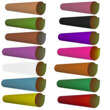 40 Sheets Craft Card Paper 48x66cm Matte School Card Paper Cutout Art Paper Material - 淺綠色 - 查看 2