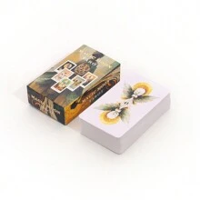 MAGIA LUNAR TAROT, Con 78 cartas intrincadamente ilustradas, que presentan fases lunares y símbolos mágicos, impresas en cartulina de alta calidad, para adivinación y autorreflexión, para entusiastas del tarot. - Multicolor - Ver 4