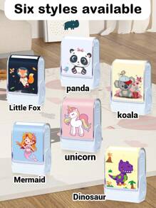 LICVIC 1pc Custom Name Cartoon Signature Stamp, Cartoon Pattern Name Silicone Stamps Personalized, DIY Customized Cartoon Self Inking Name Stamp - Panda - View 4