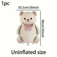 1个魔法熊铝箔气球，适用于情人节、生日、婚礼、周年纪念日、订婚等场合的装饰，以及家居和派对装饰。 - 彩色 - 查看 7