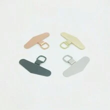 3 Packs Universal Ultra-Thin Metal Safety Lanyard Patch Phone Strap Accessories, Anti-Lost Safety Belt Connector, Scratch-Resistant Design Stainless Steel Parts, Suitable For Running, Mountaineering, Sports