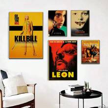 1pc Wall Arts Posters Pop Classic Movie Novel Poster Bar Bar Club Men's Hole Retro Decoração de parede, sem moldura, presentes de lona Aniversário Formatura
