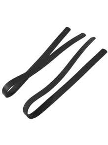 2pcs Handles For Women's Bags Detachable Accessories For Handbags DIY Shoulder Bag Strap With Silver Rivets Tote Bag Handles,Boho Vibes