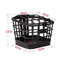 CANASTILLA PARA BICICLETA ELECTRICA, COMPATIBLE CON LA MAYORIA DE LAS BICICLETAS ELECTRICAS - Negro - Ver 3