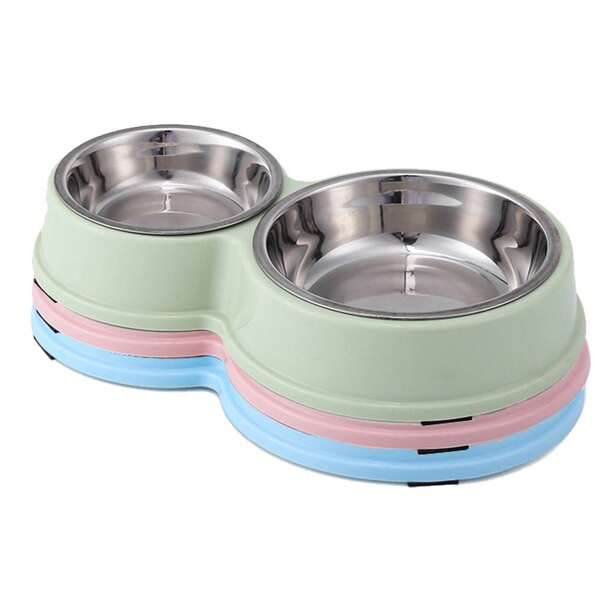 Comedouro e Bebedouro Inox pra Cachorro ou Gatos