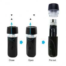 1 Set Bicycle Light, 5 LED Front Light & Butterfly Taillight For Bike - Multicolor - View 2