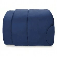 200 Thread Count Natural Cotton Queen Duvet Soft Touch - Navy Blue - View 3
