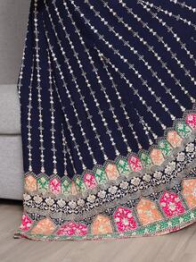 Style Bohemian Printed Embroidered Dress, Vintage Flowy Long Dress, Casual Holiday Beach Wear, Plus Size - Violet Purple - View 7