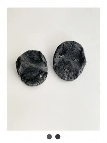 1 chiếc mũ bóng chày denim đã giặt có trang trí nơ, mũ họa sĩ phong cách Anh cổ điển, mũ lưỡi trai Unisex thường ngày mới, trang phục thời trang đường phố - Nhiều màu - Xem 5