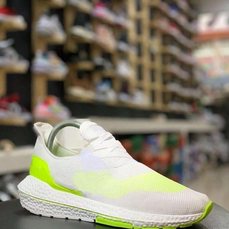 Tênis Masculino Ultraboost 21 Academia Corrida Caminhada Promoção 2025 - branco e verde - Visão 1