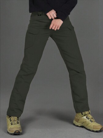 Calças Táticas de Trilha Masculinas, Leves, Militares, de Combate com Cargo, Calças Outdoor