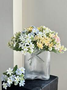 1Bunch/3Bunches Artificial Butterfly Daisies Bouquet,Artificial Flowers,For Handheld Flower Arrangement Wedding,Home,Living Room,Coffee Table Decor,Outdoor Home Decor,Festival,Bride's Bouquet,Valentine's Day Gift,Flowers Arrangement.