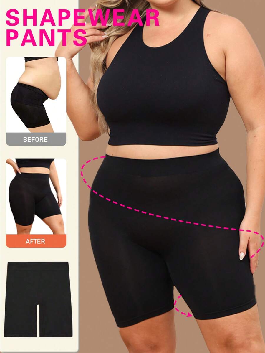 Plus Size Women's High Waist Seamless Yoga Pants, Soft, Breathable, Body-Shaping Bottoms