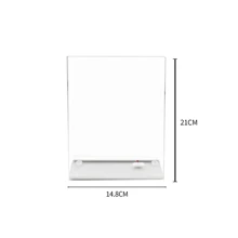 LED Acrylic Dry Erase Board With Light Note Board Dry Erase Board Kids Gifts UK - White - View 9