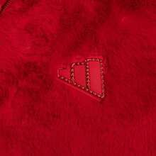 Adidas 女款多功能休閒夾克 CW REV JKT 紅色保暖內裡可正反穿運動上衣 JM8833 - 能量紅 - 查看 10