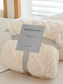 1 Stück einfarbige Decke, minimalistischer, einfarbig gewebter Stoff, mehrere Größen, warm haltende Decke für Zuhause, die ganze Saison über