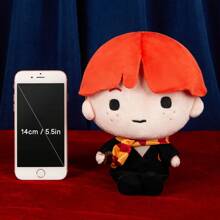 Miniso 7.9英寸哈利波特魔法世界經典角色可收藏毛絨玩具-羅恩韋斯萊 - 橘色 - 查看 9