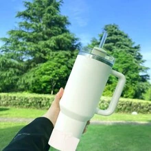 3 件套蝴蝶结硅胶吸管盖套装，蝴蝶结吊坠可调节金属链杯饰装饰适合 30 和 40 盎司杯子，10 毫米可重复使用的吸管盖，蝴蝶结杯套，防尘吸管盖可爱杯子配件套装，节日礼物。 - 彩色 - 查看 7