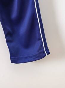 Pants Uniforme Escolar con Bies Unisex Conjunto de 2 Piezas Ropa para Niñas y Niños Adolescentes 4 a 16 años 100 a 160 cm Ropa Pants de Niños Infantiles Formal e Informal Joven Juvenil y Chicos - azul real - Ver 7
