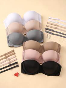 Bộ 6 chiếc quần lót nữ Peach Girl nhiều màu sắc, kiểu dáng đơn giản, bóng mượt, có gọng nâng ngực, thoải mái. - Nhiều màu - Xem 2