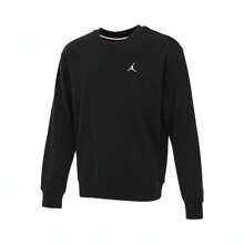Nike 2024 Men Jordan Brooklyn Fleece Crew LB Sweatshirt, Pullover Knit Hoodie FV7296-010