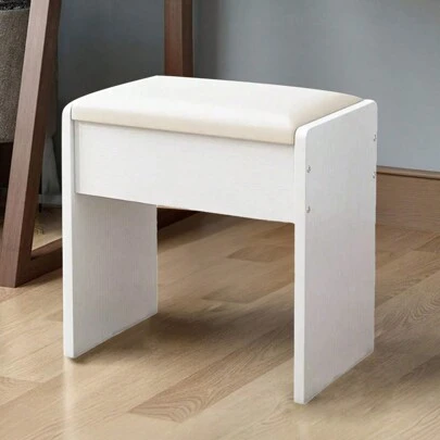 Silla De Tocador Moderna Blanco Para Sala De Maquillaje,Silla de cómoda,Silla de dormitorio