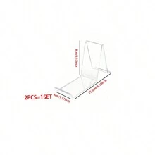 2 pezzi di Rastrelliera trasparente per scarpe in plexiglass, supporto per scarpe in acrilico trasparente