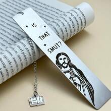 1PC Funny Gifts Bookmark, Is That Smut Jesus Bookmark, Novelty Gag Bookmark Gift For Female Friend Bookish Nerd Booklover Adult Women, Christian Book Marker Gifts For Book Lovers Gift,School Supplies,Back To School