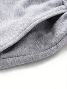 2pcs Men's Loose Casual Solid Color Drawstring Waist Pants, Spring/Summer, Comfortable For Outdoor Sports, Jogging, Fitness, Running, Basketball
