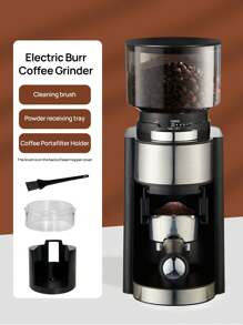 Brutelle Electric Coffee Grinder, Manual Espresso Coffee Bean Grinder, 25 Adjustable Grind Settings, Precise Dosing, Suitable For Home, Cafe, And Coffee Corner - View 2