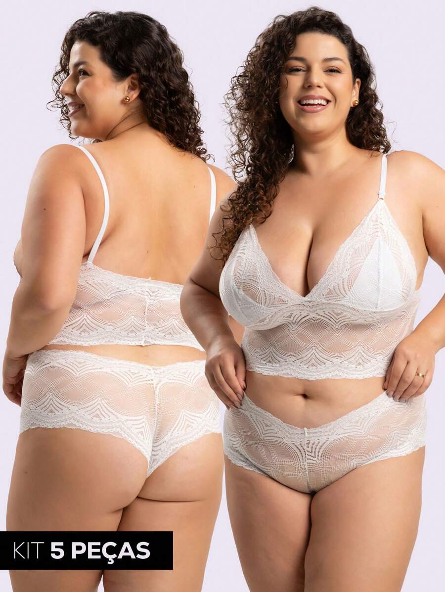 Plus Size Sexy Lingerie - Nhiều màu - Xem 1