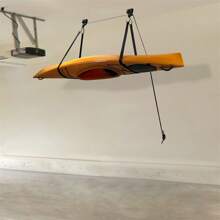 Quiltern "2pcs Kayak Bicycle Roof Rack, Kayak Accessories, Multi-Functional Lifting Storage Device" - Black - View 2