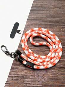 1 Długość 120CM Wielofunkcyjny Crossbody Telefon Komórkowy Smycz, Aparat, Czajnik Smycz, Mężczyźni I Kobiety Wspinaczka Zewnętrzna, Codzienne Wyjście, Modne Kolokacje, Gruby Nylon Materiał, Mocny