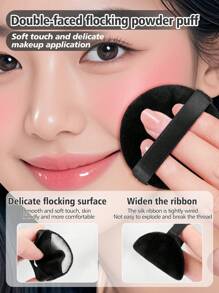 15 Stücke/Set Profi Make-up Pinselset, 12 Stücke Make-up Pinsel + 2 Stücke Make-up Schwämme + 1 Stück Puder Puschel, Reisefreundlich