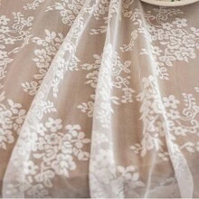1 قطعة مفرش طاولة دائري مطرز بتطريز زهري بشكل الدانتيل والرقعة، ديكور رومانسي للغرفة الطعام والنوم يضفي طابع كلاسيكي، مناسب للمطاعم والمقاهي وحفلات المناسبات