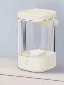 Nowa elektryczna maszyna do czyszczenia pędzli do makijażu, narzędzie do mycia i czyszczenia na sucho. Wydajne czyszczenie, ulepszona okrągła kratka na górze ułatwiająca mocowanie pędzli, kompatybilna z ładowarką dużej mocy.