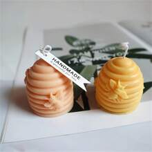 1pc 3D Bee Hive Molds, For Wax Candles, Soap, Bath Bombs, Plaster Crafts