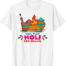 WILL PLAY 2025FOR BHANG Funny 2025T-Shirt.Jpg - 白色 - 查看 1