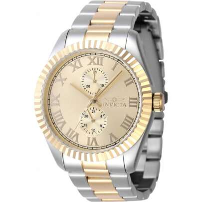 Invicta 47428 Men's Specialty Gold Tone Dial Bracelet Quartz Watch