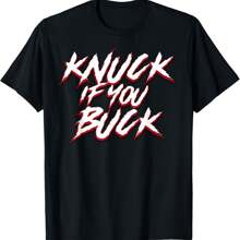 Knuck If You Buck T-Shirt - Black - View 1