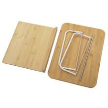 Bamboo Coffee Tea Pod Holder Machine Stand With Hollow Out Drawer Organizer Storage Office - Multicolor - View 8