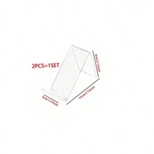 2 pezzi di Rastrelliera trasparente per scarpe in plexiglass, supporto per scarpe in acrilico trasparente