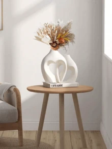 Bình hoa Zormon màu trắng để trang trí, Bộ 2 bình gốm hình trái tim, Bình hoa hình trái tim phong cách Bắc Âu, Bình hoa trang trí tối giản cho trung tâm bàn tiệc cưới, phòng ăn, phòng khách, văn phòng, trang trí nhà cửa - Nhiều màu - Xem 10