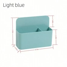 1 pièce Support magnétique de rangement de marqueurs pour tableau blanc à effacement à sec, boîte de rangement de craie pour tableau, appareil de rangement pour casier, convient pour tableau blanc, réfrigérateur, support pour télécommande, bureau, maison, cuisine, école, tasse magnétique, porte-stylo de rangement pour tableau noir, boîte à stylos magnétique à compartiments réglables, plusieurs types, options de couleurs multiples